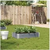 Image de Plantenbak 100x50 cm massief grenenhout grijs3295389