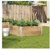 Image de Jardinière 100x100 cm bois de pin massif, jardinière d'extérieur, bac à fleurs, bac à tomates, jardinière de 3295399