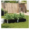 Image de Plantenbak 150x50 cm massief grenenhout zwart3295404