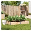 Image de Jardinière 150x100 cm bois de pin massif, jardinière d'extérieur, bac à fleurs, bac à tomates, jardinière de 3295411