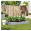 Image de Jardinière gris 150x100 cm bois de pin massif