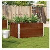 Image de Jardinière marron 120x80 cm bois massif de pin