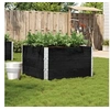 Image de Plantenbak 100x100 cm massief grenenhout zwart3295432