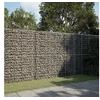 Image de Panier gabion avec couvercle 300x50x200 cm fer galvanisé, mur en gabion, mur de soutènement en gabion, clôture en 3295168