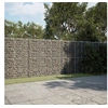 Image de Panier gabion avec couvercle 600x50x200 cm fer galvanisé, mur en gabion, mur de soutènement en gabion, clôture en 3295171