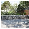 Image de Panier gabion avec couvercle 400x100x50 cm fer galvanisé, mur en gabion, mur de soutènement en gabion, clôture en 3295181