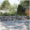 Image de Panier gabion avec couvercle 500x100x50 cm fer galvanisé, mur en gabion, mur de soutènement en gabion, clôture en 3295182