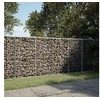 Image de Panier gabion avec couvercle 200x100x100 cm fer galvanisé, mur en gabion, mur de soutènement en gabion, clôture en 3295192