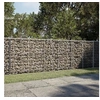 Image de Panier gabion avec couvercle 300x100x100 cm fer galvanisé, mur en gabion, mur de soutènement en gabion, clôture en 3295194