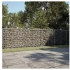 Image de Panier gabion avec couvercle 500x100x100 cm fer galvanisé, mur en gabion, mur de soutènement en gabion, clôture en 3295198