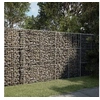 Image de Panier gabion avec couvercle 200x100x150 cm fer galvanisé, mur en gabion, mur de soutènement en gabion, clôture en 3295214