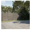 Image de Panier gabion avec couvercle 1000x100x150 cm fer galvanisé, mur en gabion, mur de soutènement en gabion, clôture en 3295222