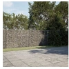 Image de Panier gabion avec couvercle 1100x100x150 cm fer galvanisé, mur en gabion, mur de soutènement en gabion, clôture en 3295223