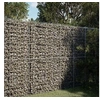 Image de Panier gabion avec couvercle 150x100x200 cm fer galvanisé, mur en gabion, mur de soutènement en gabion, clôture en 3295226