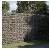 Image de Panier gabion avec couvercle 250x100x200 cm fer galvanisé, mur en gabion, mur de soutènement en gabion, clôture en 3295228