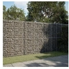 Image de Panier gabion avec couvercle 350x100x200 cm fer galvanisé, mur en gabion, mur de soutènement en gabion, clôture en 3295230