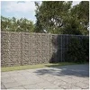 Image de Panier gabion avec couvercle 650x100x200 cm fer galvanisé, mur en gabion, mur de soutènement en gabion, clôture en 3295236