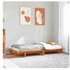 Image de Bedframe zonder matras massief grenenhout wasbruin 100x200 cm850667