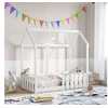 Image de Cadre de lit d'enfants forme de maison 70x140cm bois pin massif, cadre de lit en forme de maison, cadre de lit pour 850699