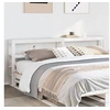 Image de Hoofdbord met schappen 180 cm massief grenenhout wit850876