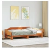 Image de Slaapbank onderschuifbed zonder matras 90x190 cm hout wasbruin850910