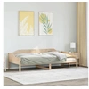 Image de Cadre de lit 90x190 cm Bois de pin massif, meuble de chambre à coucher, sommier, lit en bois, lit, lit simple, cadre 850917