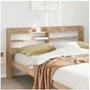 Image de Tête de lit avec étagères 150 cm bois massif de pin, tête de lit en bois, tête de lit avec rangement, tête de lit sur 850947
