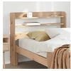 Image de Tête de lit avec étagères 75 cm bois massif de pin, tête de lit en bois, tête de lit avec rangement, tête de lit sur 850965