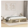 Image de Bedframe zonder matras 200x200cm spaanplaat sonoma eikenkleurig3295445
