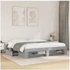 Image de Bedframe zonder matras 180x200 cm spaanplaat grijs Sonoma3295455