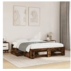 Image de Bedframe zonder matras hout gerookt eikenkleurig 120x190 cm3295517