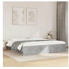 Image de Cadre de lit gris béton 180x200 cm bois d'ingénierie, meuble de chambre à coucher, lit double, sommier, lit, cadre de 3295635