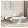 Image de Cadre de lit gris béton 120x200 cm bois d'ingénierie, meuble de chambre à coucher, lit double, sommier, lit, cadre de 3295663