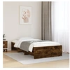 Image de Bedframe zonder matras hout gerookt eikenkleurig 100x200 cm3295671