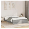 Image de Cadre de lit sonoma gris 140x190 cm bois d'ingénierie, meuble de chambre à coucher, lit double, sommier, lit, cadre 3295686