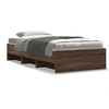 Image de Bedframe zonder matras bewerkt hout bruin eikenkleur 90x190 cm3295708
