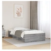 Image de Bedframe bewerkt hout grijs sonoma eikenkleurig 75x190 cm3295714