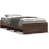 Image de Bedframe zonder matras bewerkt hout bruin eikenkleur 75x190 cm3295715