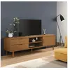 Image de Tv-meubel MOLDE 158x40x49 cm massief grenenhout bruin4013412