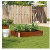 Image de Jardinière marron 120x80 cm bois massif de pin