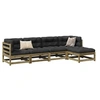 Image de Salon de jardin modulable bois massif bois 5 pieces x 70 x 67