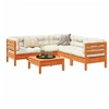 Image de Salon de jardin modulable bois massif 2 personnes x 63.5 x 62.5 cm 6 pieces