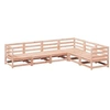 Image de Salon de jardin modulable vidaxl 6 pieces bois massif 70 x 70 x 67 cm 2 personnes