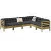 Image de Salon de jardin modulable 6 pieces x 63.5 x 62.5 cm 6 personnes