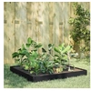 Image de Lit surélevé de jardin noir 100x100x18,5 cm acier, lit surélevé, lit de jardin, lit de légumes surélevé, lit de 851010
