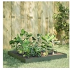 Image de Lit surélevé de jardin vert olive 100x100x18,5 cm acier 851013