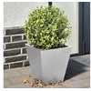 Image de Jardinières 2 pcs 30x30x30 cm acier galvanisé, jardinière d'extérieur, boîte à fleurs, boîte de jardin 851049