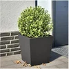 Image de Jardinière noir 40x40x40 cm acier, jardinière d'extérieur, boîte à fleurs, boîte de jardin, jardinière de patio, 851052