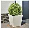 Image de Jardinière blanc 40x40x40 cm acier, jardinière d'extérieur, boîte à fleurs, boîte de jardin, jardinière de patio, 851054