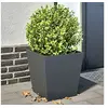 Image de Jardinières 2 pcs anthracite 40x40x40 cm acier, jardinière d'extérieur, boîte à fleurs, boîte de jardin, jardinière 851057